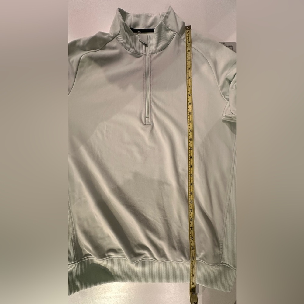 Adidas Mint Green Quarter-Zip Pullover - Picture 10 of 10